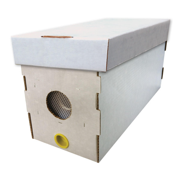 White Waxed Corrugated Cardboard Nuc Box,NB250, Mann Lake Ltd.